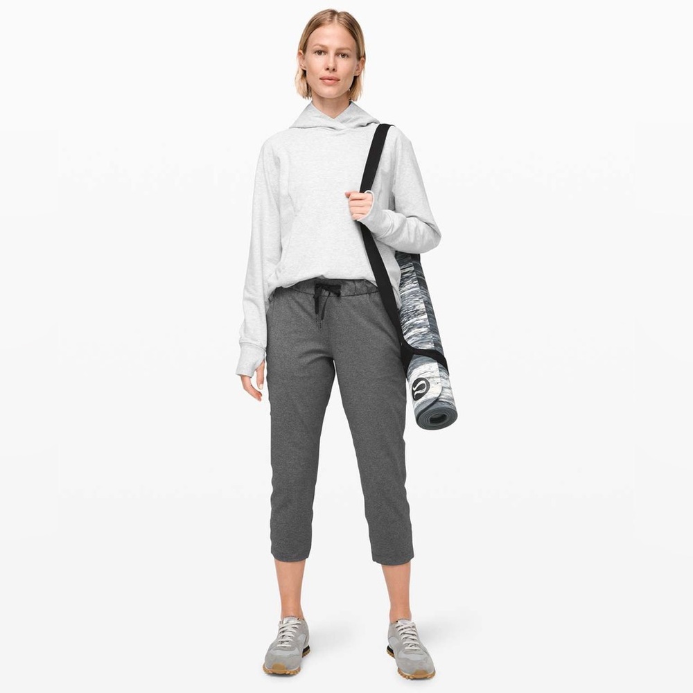 Lululemon On the Fly Crop *23" - Heathered Black - 2